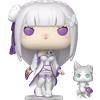 Funko Pop! E Buddy Animazione: Re:Zero - Emilia Con Puck #2112