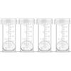 Maymom contenitori 45 ml per colostro e latte; coperchi ermetici, uso freezer o frigorifero, senza BPA; 4 pezzi