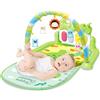 Rieoany Palestrina Neonato Multifunzione Con Pianoforte e Luci, Palestrina Neonata Interattivo, Attività Musicale Per Bambini Palestra Neonato 0-36 Mesi(Verde)