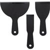 XIASHENG 3 Pezzi Spatola Plastica,1,5/3/6 Pollici Spatola per Stucco Muro Set di Spatola Flessibile in Plastica,Spatola Stucco Spatole per Mastice con Manici per la Rimozione Decalcomanie Carta da Parati