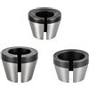 APIELE Set di 3 pinze di serraggio da 6/6,35/8 mm, compatibili con Einhell, Katsu, Bosch, Dewalt, Makita, include 2 dadi per fresatrice, incisione, fresatrice del legno, lavorazione dei bordi