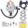 Gubeter GX240 Kit di Carburatore per Honda GX 240 8HP GX 270 9HP GX240K1 GX20U1 GX270U GX270R Motori, con tubo del carburante, candela e Kit guarnizioni carburatore, 16100-ZH9-W21, 16100-ZE2-W71