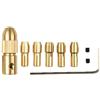 Gastagrav 8Pcs Drill Collet Set 0.5-3mm Copper Chuck Kit per Mini Utensili di Perforazione Elettrica Bordo ABS Foglio di Alluminio Cartone Lavorazione Del Legno Accessorio