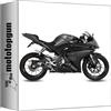 MOTOTOPGUN mivv scarico completo omologato nocat gp inox nero compatibile con yamaha yzf r125 r-125 2014 2015 2016 2017 2018 mototopgun