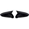 HGNMPGVVTZ Calotte Per Specchietti Retrovisori Laterali Per VW Per Golf MK6 MK7 7.5 GTI R GTD Base 2009-2020, Colore Nero Lucido, Confezione 2 Pezzi(MK7 MK7.5 Gloss)
