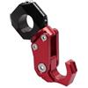 AUytcin gancio per bagagli Gancio Universale Per Borse Portabagagli Per Moto, Con Impugnatura A Uncino, 22-30 Mm, Per Casco, Manubrio, Barra Trasversale, Gancio Paraurti PCX Parts(Red)