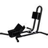 HOMCOM Cavalletto Moto Regolabile su 3 Livelli 250kg Max 60x55x43 cm Nero | Cavalletto Alzamoto, in Metallo con Fori