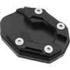Generic Supporto Cavalletto Moto - Piastra Robusta Estensione Cavalletto Laterale, Base Allargata Antiscivolo Per Stabilità Moto Parcheggiata | Piastra Rinforzata Per Moto Pesanti, Accessorio Compatibile Con