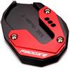 ZESIDIMO Moto Estensione Cavalletto Laterale Accessori per F900XR 2020-2025 (Rosso) | ZESIDIMO per F900 XR 2020 2021 2022 2023 2024 2025 F 900XR Accessori per Moto Laterale Cavalletti Supporto Ingranditore Pad