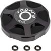 HOUSON Copertura valvola forcella sospensione bicicletta, copertura camera pneumatica forcella ricambi bicicletta per mountain bike nero
