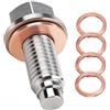 Cdzss Tappi per Bocchettoni Olio per Moto,Vite di Scarico Olio Magnetica Tappos di Scarico Dell'Olio Magnetico,Compatibile con la Maggior Parte di Auto,Camion e Motori per Imbarcazioni (M12x1.75)