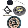 D'ANGELO 1988 KIT RUOTINO DI SCORTA 17 COMPATIBILE CON FIAT 500X, PER JEEP RENEGADE CON CRIC CHIAVE, SACCA E ORGANIZER