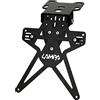 Lampa 91642 Aero-X Evo 2, portatarga Moto per targhe Italiane con Altezza ed inclinazione Regolabili
