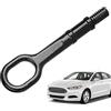 JOYOLA Gancio di Traino 1T0805615A Barra di Traino Nera Anello per rimorchio paraurti Gancio ad Occhiello 190 mm Paraurti di Ricambio per Passat, Golf, Touran e Octavia