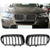 HZTWFC ABS Nero Lucido Singolo Stecca Sport Rene Griglia Griglie Accessori Styling di Ricambio Da Corsa Paraurti Anteriore Per BMW F25 X3 2011 2012 2013