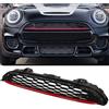 NOVSKI Griglia Paraurti Anteriore Auto per Mini Cooper 5-Door Hatchback F55 2014-2018 2019 2020 2021 51137393456,Paraurti Anteriore Cofano Griglia Protezione Accessori Modificati.