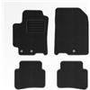 Mats4all Set di tappetini auto Compatibile con Kia Rio 2017-> | Antiscivolo | Con rinforzo | 4 pezzi | Tappetini per auto | Set di tappetini