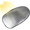 Generico Coprisella Moto Impermeabile - Rivestimento Riflettente In Alluminio Anti Calore, Materiale Resistente All'Acqua E Ai Raggi UV, Installazione Rapida E Antiscivolo | Scooter Moto Parcheggio Esterno Est