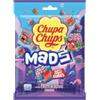 Chupa Chups Mads Berry 115g, Sacchetto di caramelle cubiche, caramelle ai frutti rossi croccanti con ripieno morbido, ideali da condividere