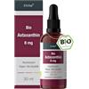 EXVital Astaxantina biologica, 12 mg di astaxantina per dose giornaliera, dosaggio elevato e vegano, astaxantina naturale al 100%, elevata biodisponibilità, testato in laboratorio, 30 ml