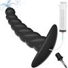 BDSMAGE Silicone Tappo anale cavo per clistere con Siringa, Doccia clistere anale Cleaner, Plug Anale Sex toys, cannule per doccia anale, Butt Plug Sexytoysys per uomini donne coppie (S)