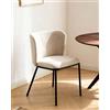 LIVAN HOME DEKIT Grupo RIMOBEL - Set di 2 sedie da pranzo imbottite Glenna