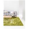 Benuta Shaggy - Tappeto a Pelo Lungo, Modello Whisper, Verde, 120 x 170 cm, per Camera da Letto e Soggiorno