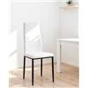 LIVAN HOME DEKIT Grupo RIMOBEL - Set di 4 sedie da pranzo imbottite Corina