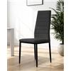 LIVAN HOME DEKIT Grupo RIMOBEL - Set di 4 sedie da pranzo imbottite Corina