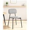 LIVAN HOME DEKIT Grupo RIMOBEL - Set di 4 sedie da pranzo imbottite Bonnie
