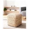 LIVAN HOME DEKIT Grupo RIMOBEL - Pouf in rattan naturale Suzzette