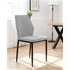 LIVAN HOME DEKIT Grupo RIMOBEL - Set di 4 sedie da pranzo imbottite Manuela