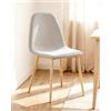 LIVAN HOME DEKIT Grupo RIMOBEL - Set di 4 sedie da pranzo imbottite Deana