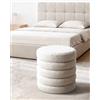 LIVAN HOME DEKIT Grupo RIMOBEL - Pouf imbottito in Teddy Effie
