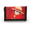 Franco Cosimo Panini ONE PIECE - Portafoglio Ufficiale One Piece con Pratica Chiusura in Velcro, Tasca Esterna e Scomparti Interni, Idea Regalo Bambini e Ragazzi, 13 x 8,5/24 cm