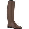 Spirale Ascot Plus Marrone, Stivale Alti per Equitazione da Donna con Bordatura, Stivali da Pioggia, Marrone/Nero, 38