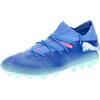 Puma Future 7 Match MG Jr, Soccer Shoe Unisex - Bambini e Ragazzi, Bluemazing Puma White Electric Peppermint, 28 EU
