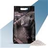 PORTENTUM Lettiera gatto agglomerante in bentonite bianca 10 L 7,5 kg profumo borotalco - Sabbia gatto 99,5% senza polvere e grumi forti - Lettiera agglomerante per gatti con controllo odori
