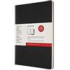 Moleskine Subject Cahier Journal Set di 2 Quaderni per Appunti, Copertina in Cartoncino, Layout Accademico, Formato A4 21 x 29.7 cm, Nero/Rosso Mirtillo, 160 Pagine