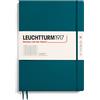 LEUCHTTURM1917 359788 - Taccuino Master Slim (A4+), copertina rigida, 121 pagine numerate, verde Pacific a righe