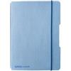 herlitz my.book 50033737 - Quaderno flessibile in lino, formato A6, 40 fogli, a pois, mix FSC, azzurro