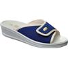 Sanital Light 1261LY Ciabatte Donna in Tessuto Elastico - Leggere, Comode e Colorate | Plantare Anti-Shock | BLU 36