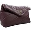 GAÀLLE Gaëlle Borsa a Tracolla in Pelle Trapuntata con Catena, Nera, Design VL, Stile Elegante