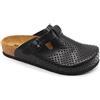 LEON 4250 Zoccoli Sabot Pantofole Scarpe di Pelle, Donna