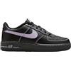 Nike Air Force 1 LV8, Scarpe da basket per ragazzi (Nero/Ortensie) (HJ4563-001, Nero/Porpora) Taglia 7
