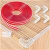 Jewan 6M Paraspigoli Per Bambini, Preadesivo Para Spigoli Bimbi PVC Paraspigoli Muro Trasparenti Protezione Angolo Bambino Protezione Protezioni Angoli per Bambini per Tavoli, Cassetti, Scale