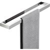 SAYAYO Portasciugamani Bagno Porta Asciugamano Autoadesivo Porta Asciugamani Bidet 40CM Porta Salviette da Parete Cromo Lucido, Acciaio Inossidabile SUS304