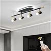 GEADI Plafoniera LED Soffitto 90cm, Dimmerabile Lampadario Camera da Letto