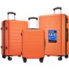 Shavont 3 Set di Bagaglio a Mano Piccola, Bagaglio da Stiva Media Grande, Valigia da Viaggio Trolley Rigida Ryanair Cabina con Lucchetto in ABS+PC