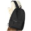 HYC00 Zaino Scuola Superiore Ragazza Zaino Donna College Casual Daypack Zainetto Università Leggero Zaini da Scuola Media Ragazza Ragazzo Impermeabile Backpack Zaini Porta PC 14 Pollici da Lavoro,Nero